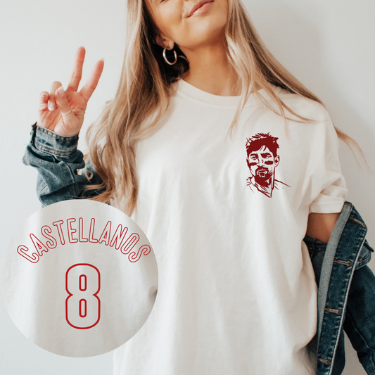Casty Tee ivory color (comfort color)