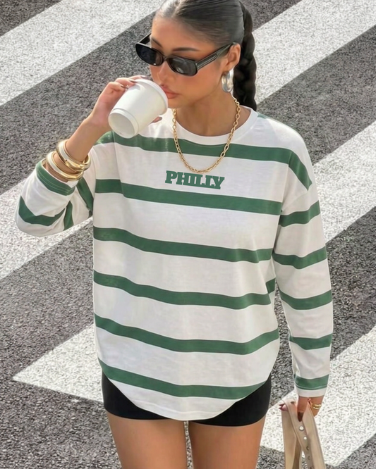 PHILLY striped long sleeve
