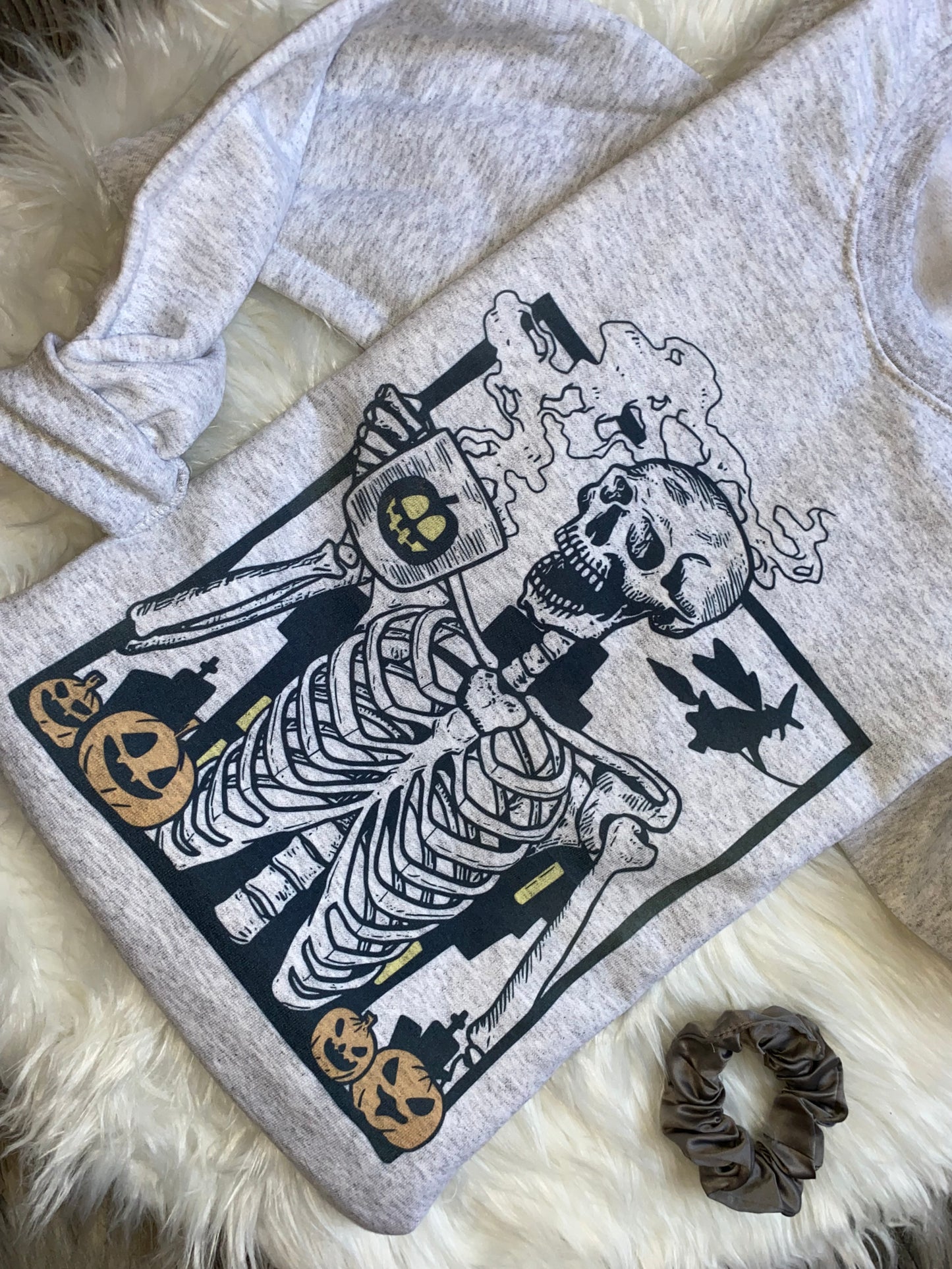 Coffee Skeleton Crewneck